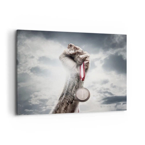 Schilderen op canvas - Per aspera ad astra - 120x80 cm