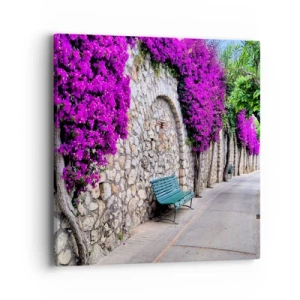 Schilderen op canvas - Laten we elkaar zo snel mogelijk ontmoeten - 40x40 cm