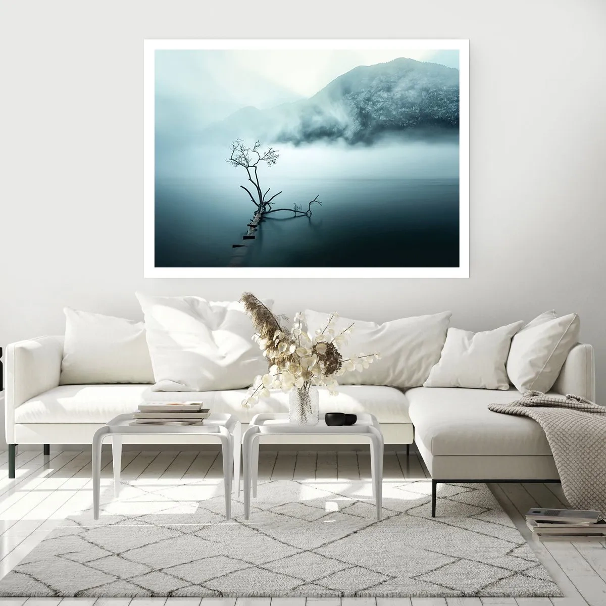 Poster - Van water en mist - 50x40 cm