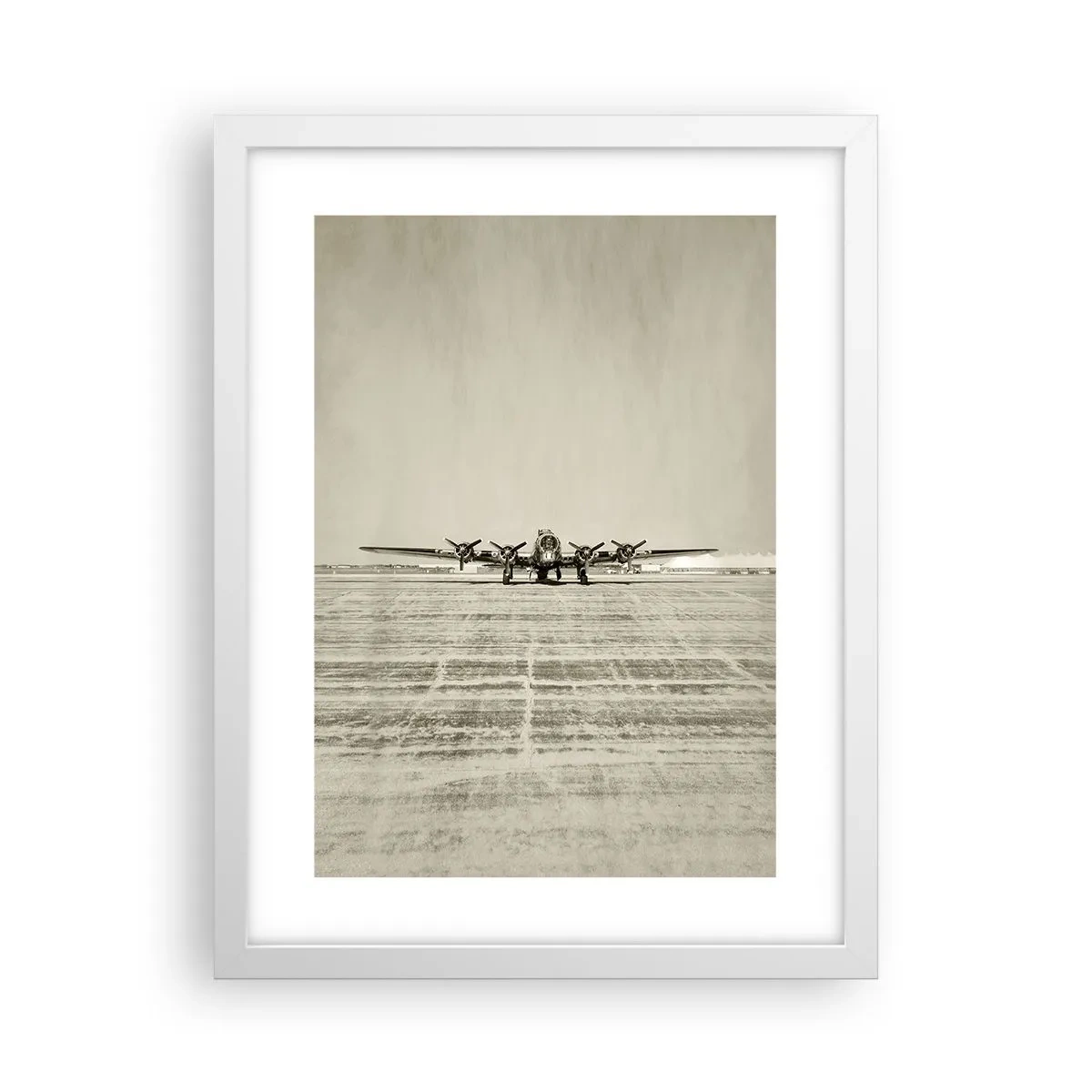 Poster in een witte lijst - Zoals altijd klaar - 30x40 cm