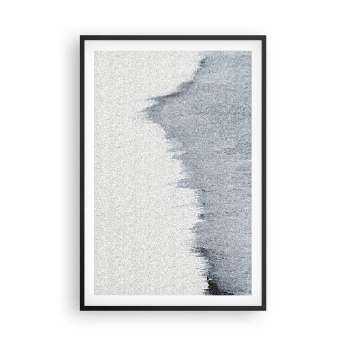 Poster in een zwarte lijst - Mysterieuze tekst - 61x91 cm