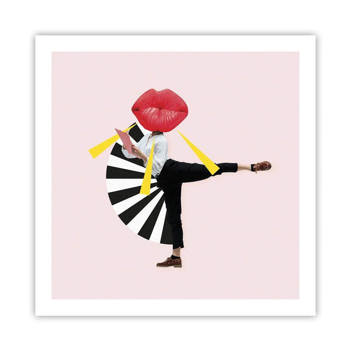 Poster - Surrealistische pop-art - 60x60 cm
