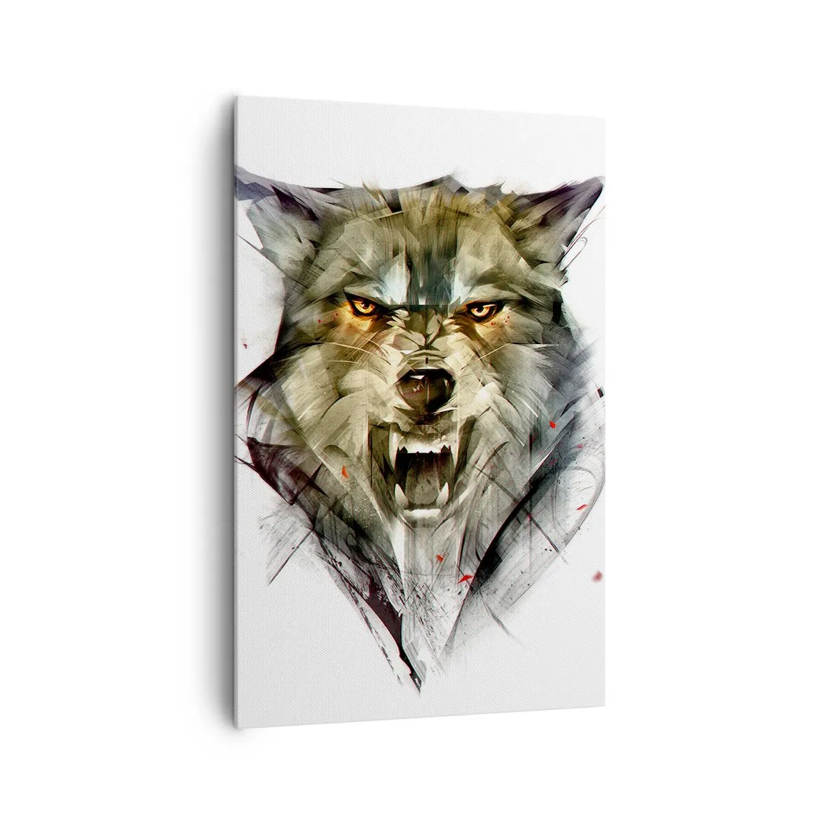 Schilderen op canvas - Blijf staan! - 80x120 cm