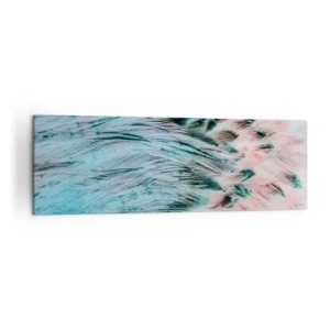 Schilderen op canvas - Saffier roze dons - 160x50 cm