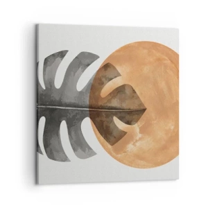 Schilderen op canvas - Altijd de zon - 50x50 cm