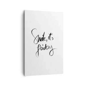 Schilderen op canvas - Echte vreugde - 80x120 cm