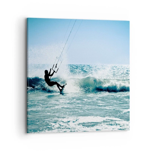 Schilderen op canvas - Laat je meeslepen - 70x70 cm