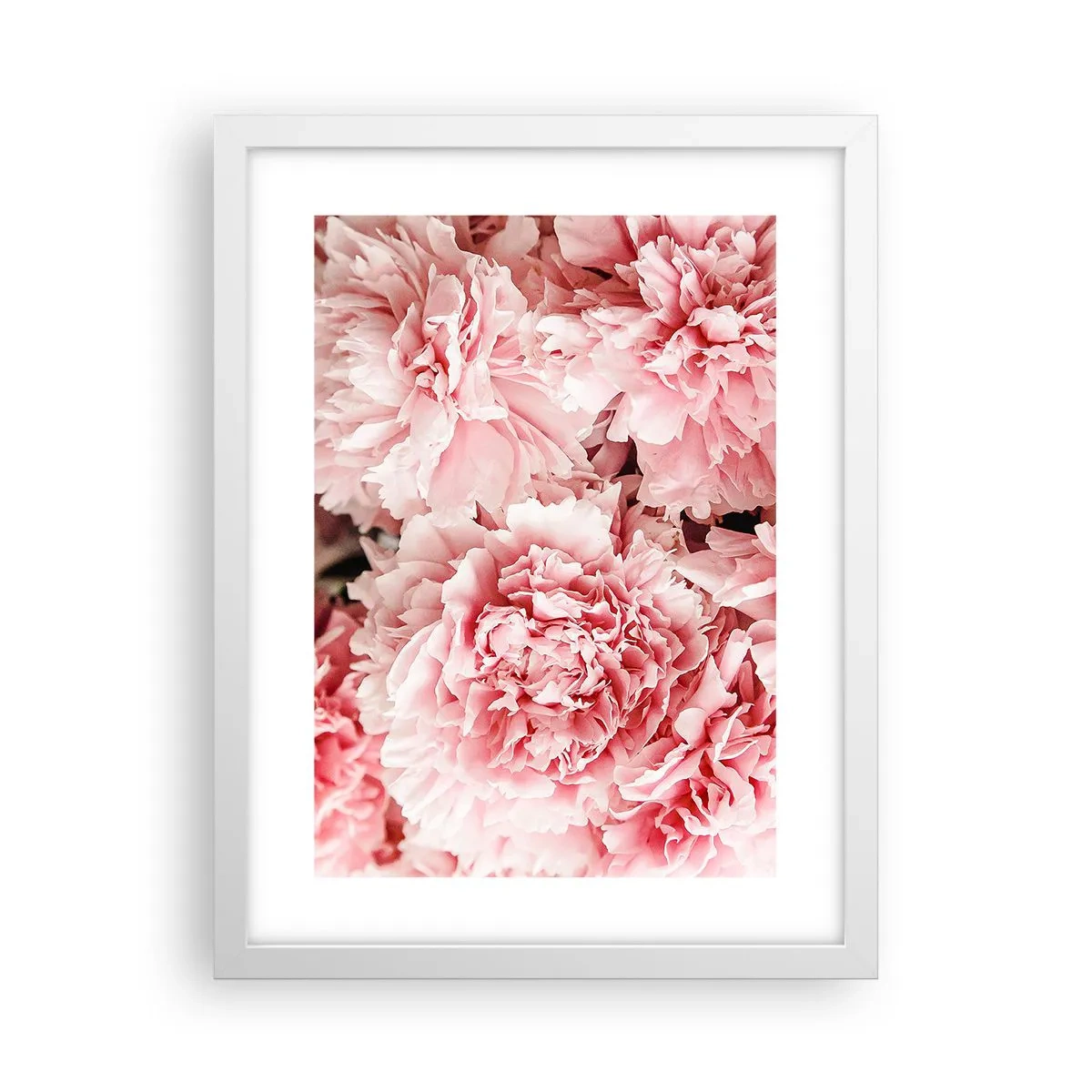 Poster in een witte lijst - Roze droom - 30x40 cm