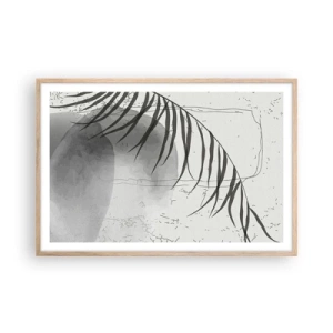 Een poster in een licht eiken lijst - Het subtiele exotisme van de natuur - 91x61 cm