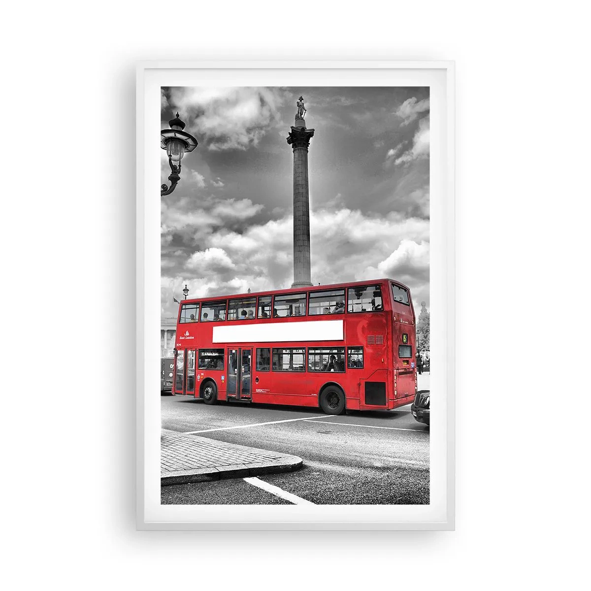 Poster in een witte lijst - De echte bloedbaan van de stad - 61x91 cm