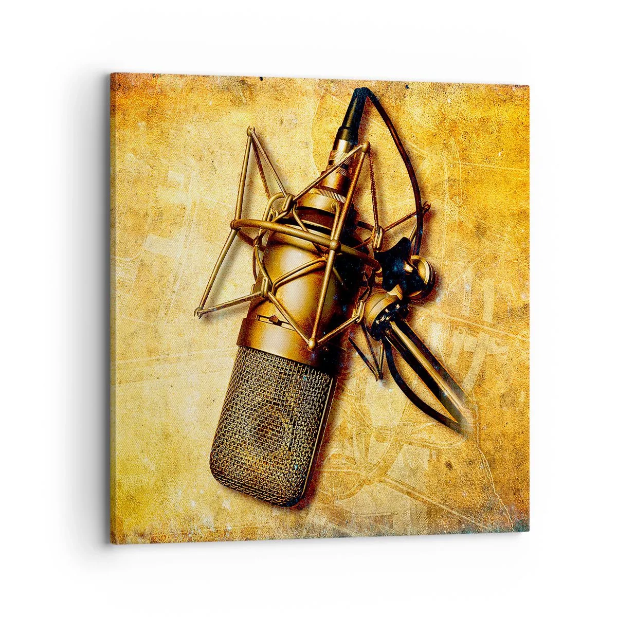 Schilderen op canvas - De gouden jaren van radio - 70x70 cm