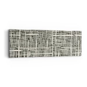 Schilderen op canvas - Geweven compositie - 90x30 cm