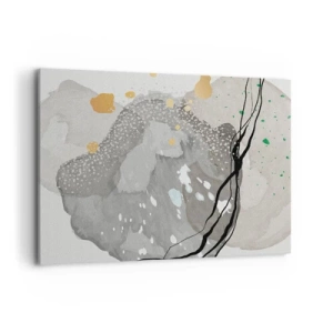 Schilderen op canvas - Organische compositie - 100x70 cm