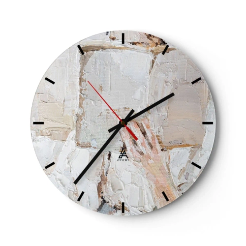 Wandklok - Klok - In een andere wereld - 40x40 cm