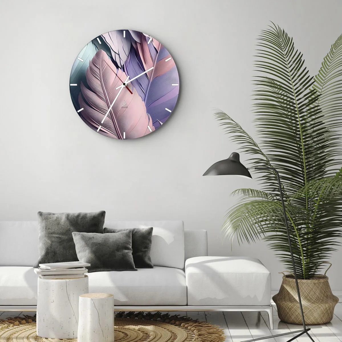 Wandklok - Klok - Vogel chique - 40x40 cm