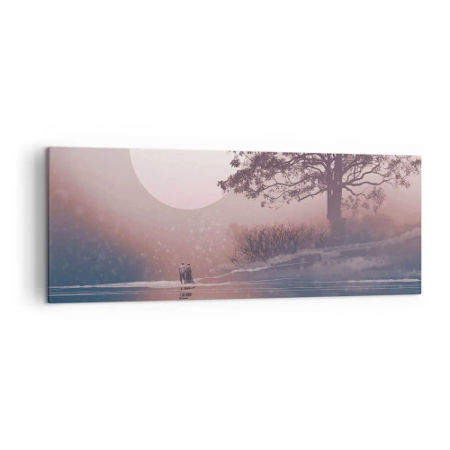 Schilderen op canvas - nacht wonderen - 140x50 cm