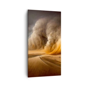 Schilderen op canvas - De toorn van de woestijn - 55x100 cm