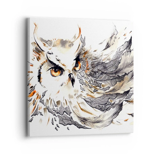 Schilderen op canvas - Ze kwam uit de wereld van magie - 40x40 cm