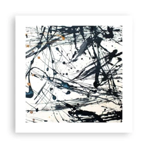 Poster - Expressionistische abstractie - 40x40 cm