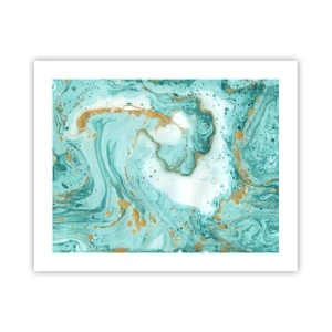 Poster - Onder de grote golf van het Edo-tijdperk - 50x40 cm