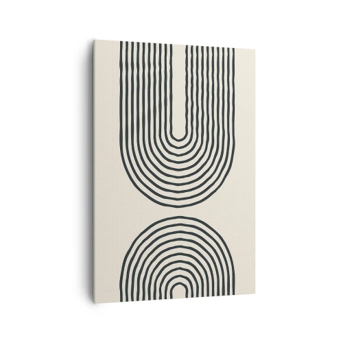 Schilderen op canvas - In een ogenblik ... - 70x100 cm