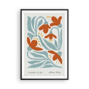 Poster in een zwarte lijst - Naar de aarde, naar de zon - 61x91 cm