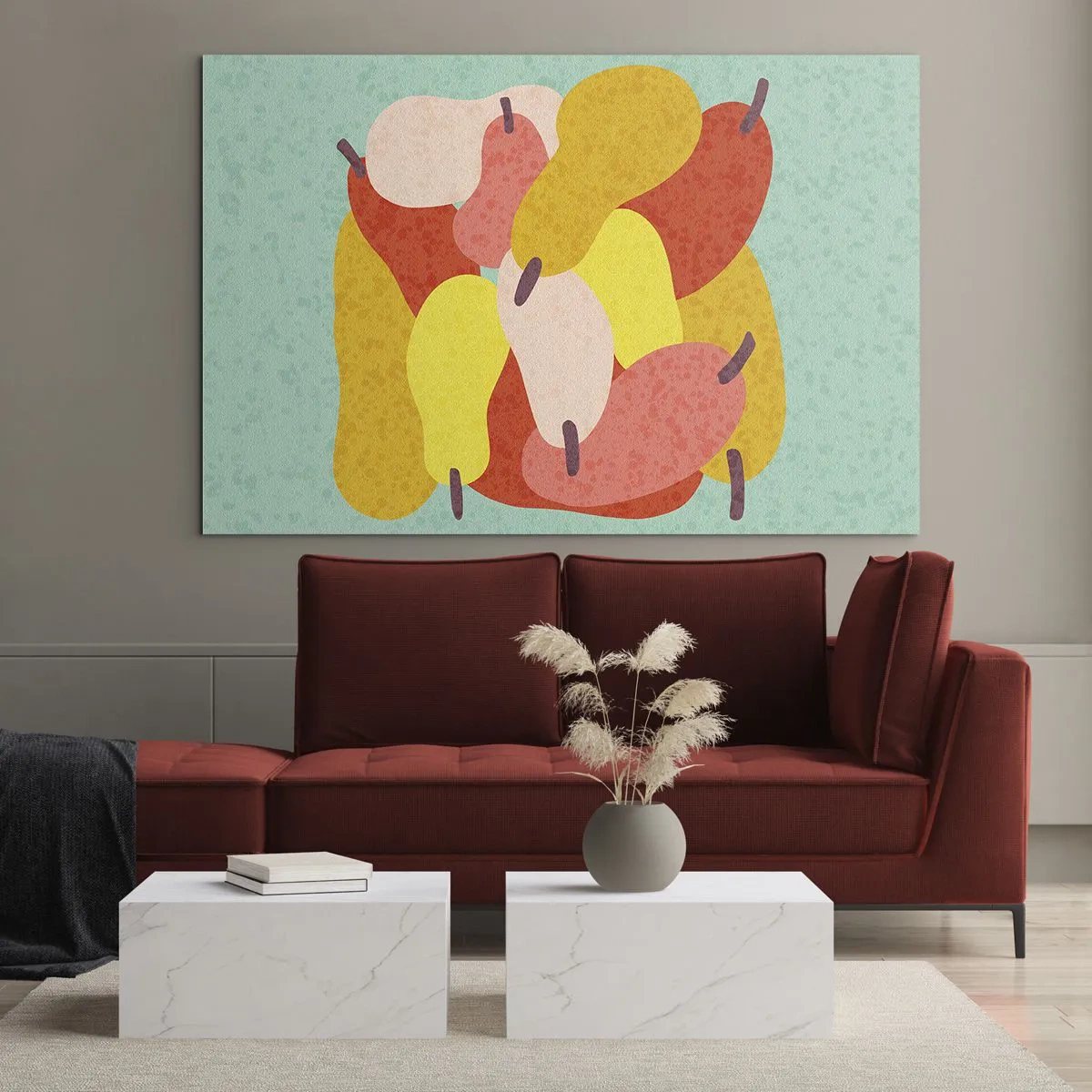 Schilderen op glas - Probeer de zomerzon - 100x70 cm