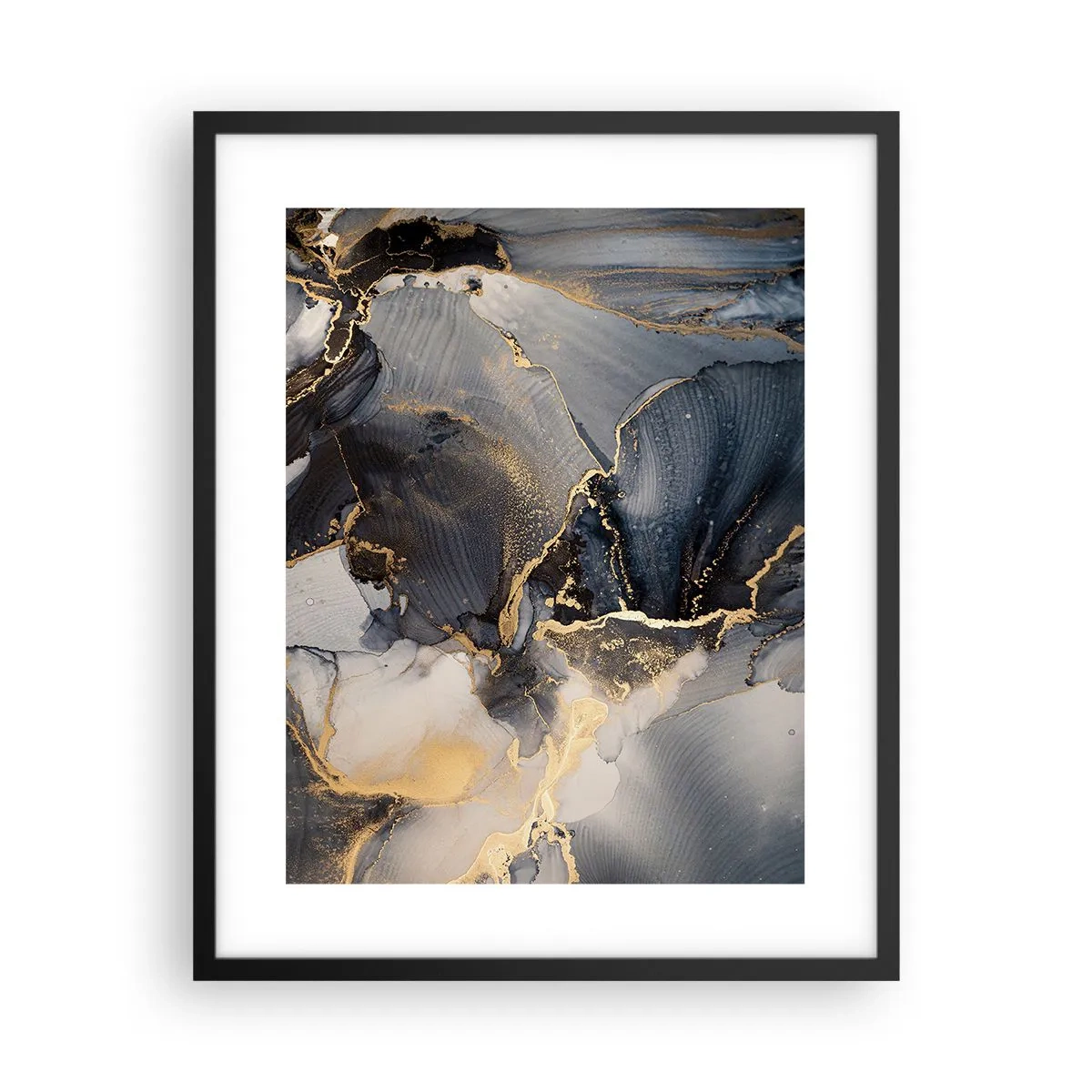 Poster in een zwarte lijst - Stenen leven - 40x50 cm