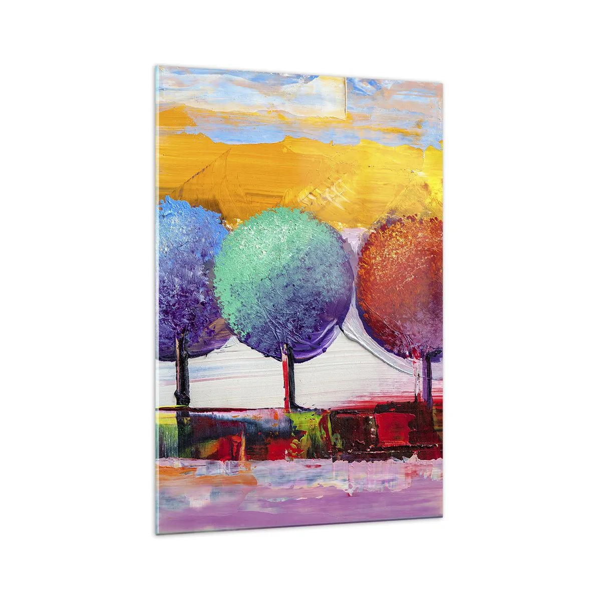 Schilderen op glas - Driemaal is scheepsrecht - 70x100 cm