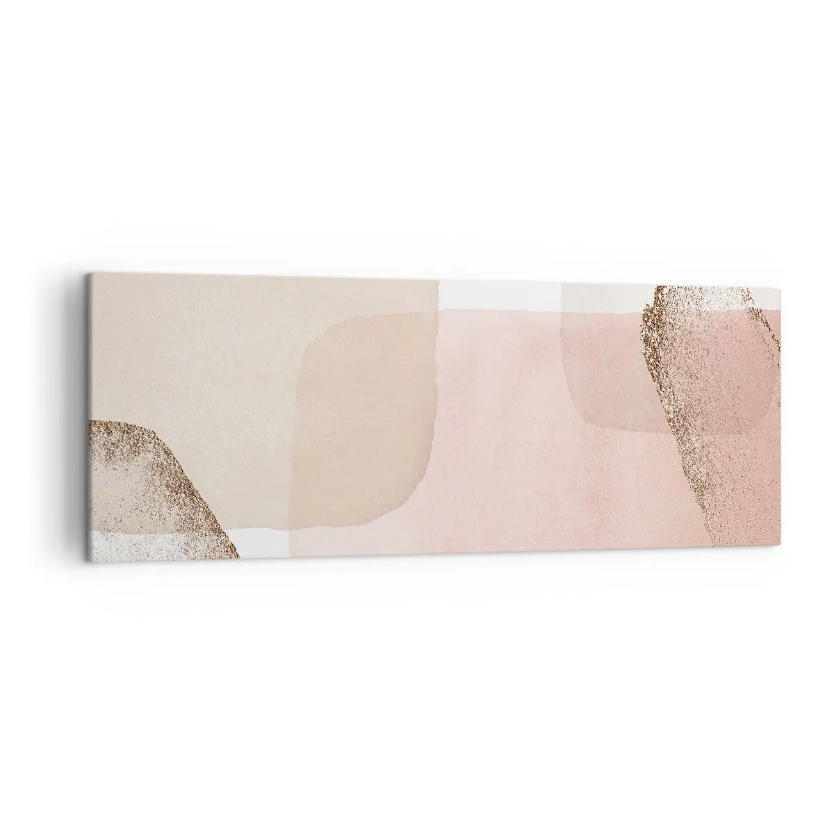 Schilderen op canvas - Een blik door kleur - 140x50 cm