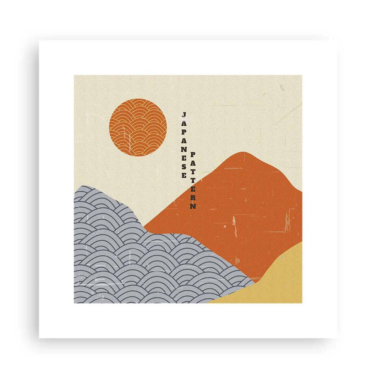 Poster - In de Japanse spirit - 30x30 cm