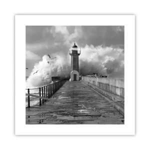 Poster - Onbevreesd - 40x40 cm