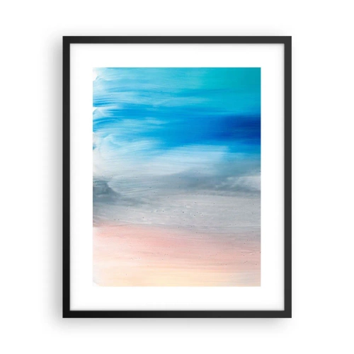 Poster in een zwarte lijst - Elementen: lucht - 40x50 cm