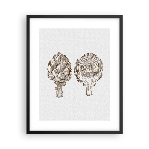 Poster in een zwarte lijst - Anatomieles - 40x50 cm