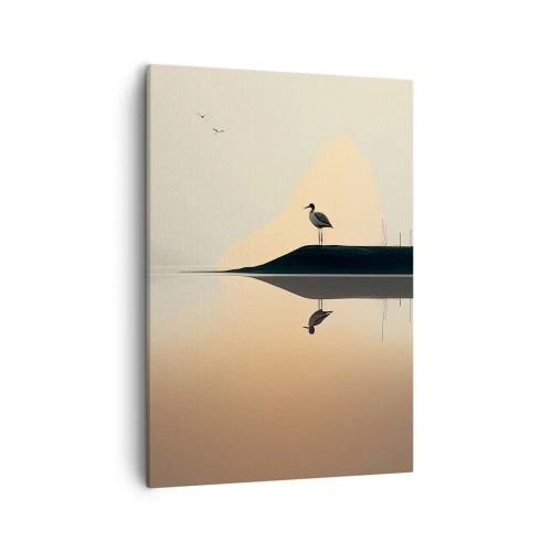 Schilderen op canvas - Heer op het meer - 50x70 cm