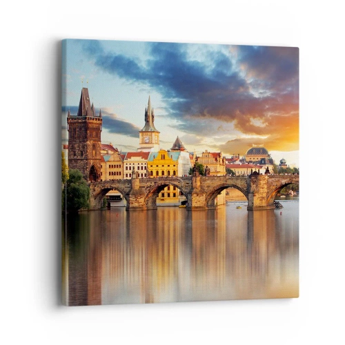Schilderen op canvas - Eeuwenlang mooi - 40x40 cm