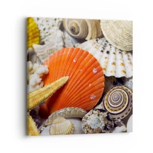 Schilderen op canvas - Oceaan schatten - 30x30 cm