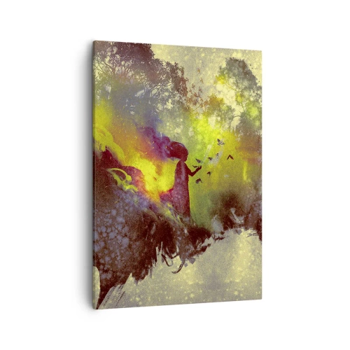 Schilderen op canvas - Moeder Natuur - 50x70 cm