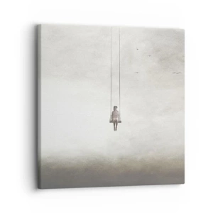 Schilderen op canvas - Een kind in ons - 30x30 cm