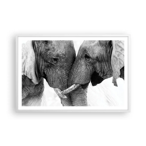 Poster in een witte lijst - Oprechte bekentenis - 91x61 cm