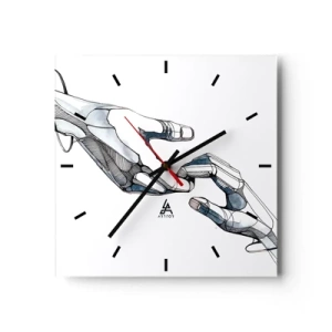 Wandklok - Klok - Een goed gebaar - 30x30 cm