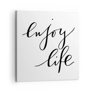 Schilderen op canvas - Niets aan toe te voegen… - 50x50 cm