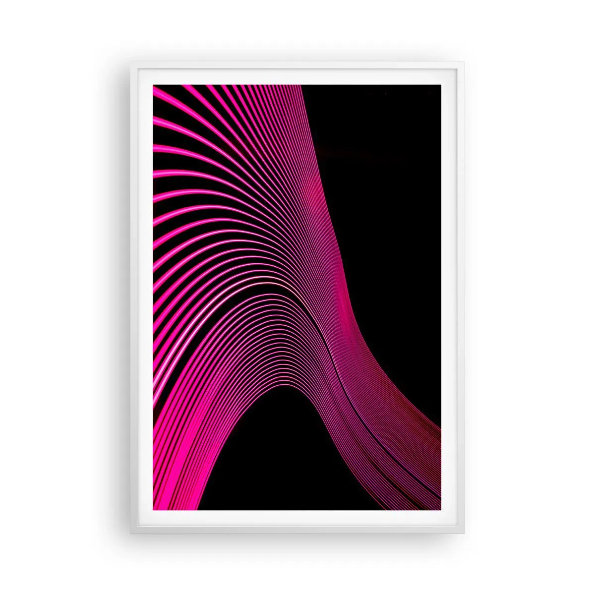 Poster in een witte lijst - Avenue van licht - 70x100 cm