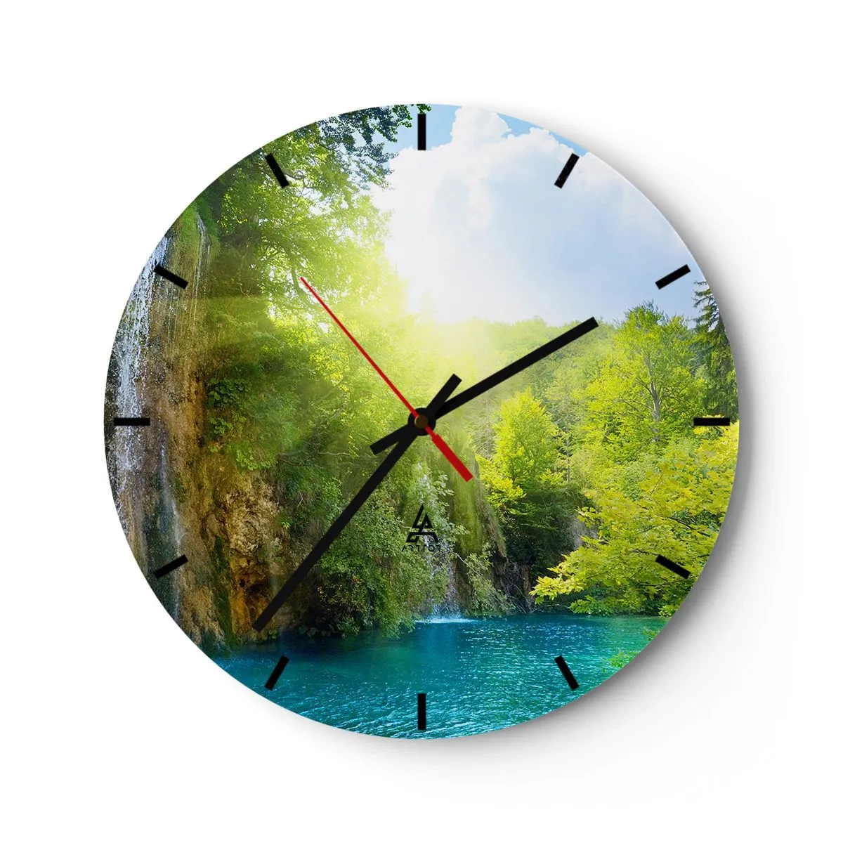 Wandklok - Klok - Het moet Eden zijn - 40x40 cm