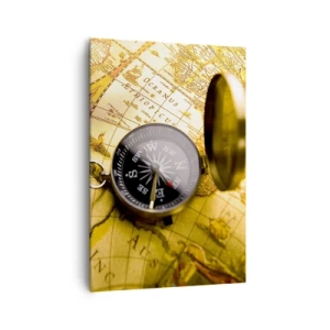 Schilderen op canvas - Of misschien naar het einde van de wereld? - 70x100 cm