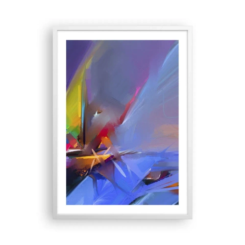 Poster in een witte lijst - Propellers als een vogel - 50x70 cm