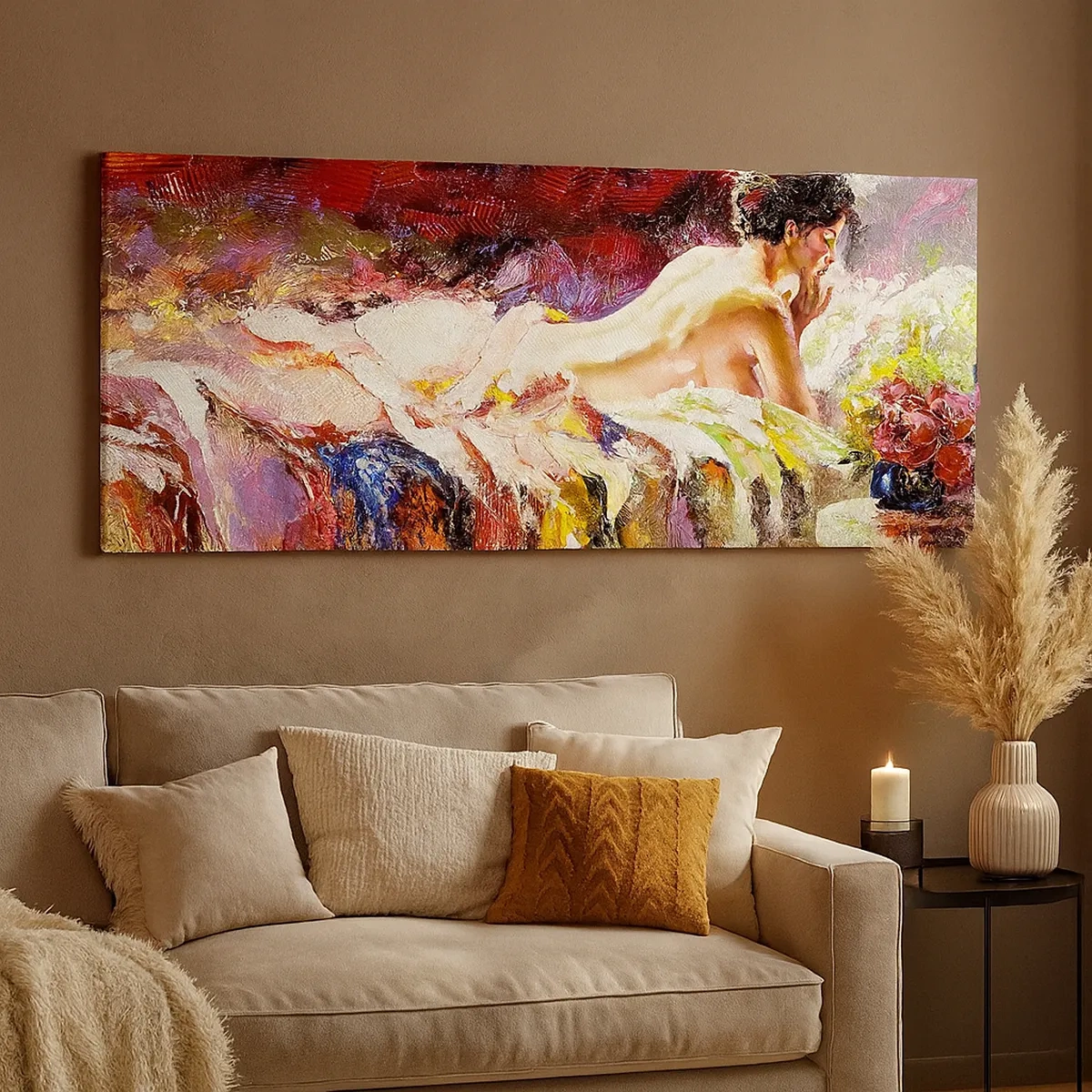 Schilderen op canvas - Venus in gedachten - 30x30 cm