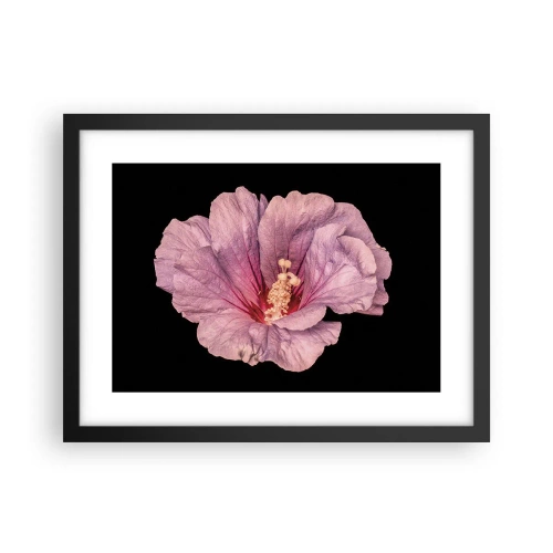 Poster in een zwarte lijst - Recht in het hart - 40x30 cm