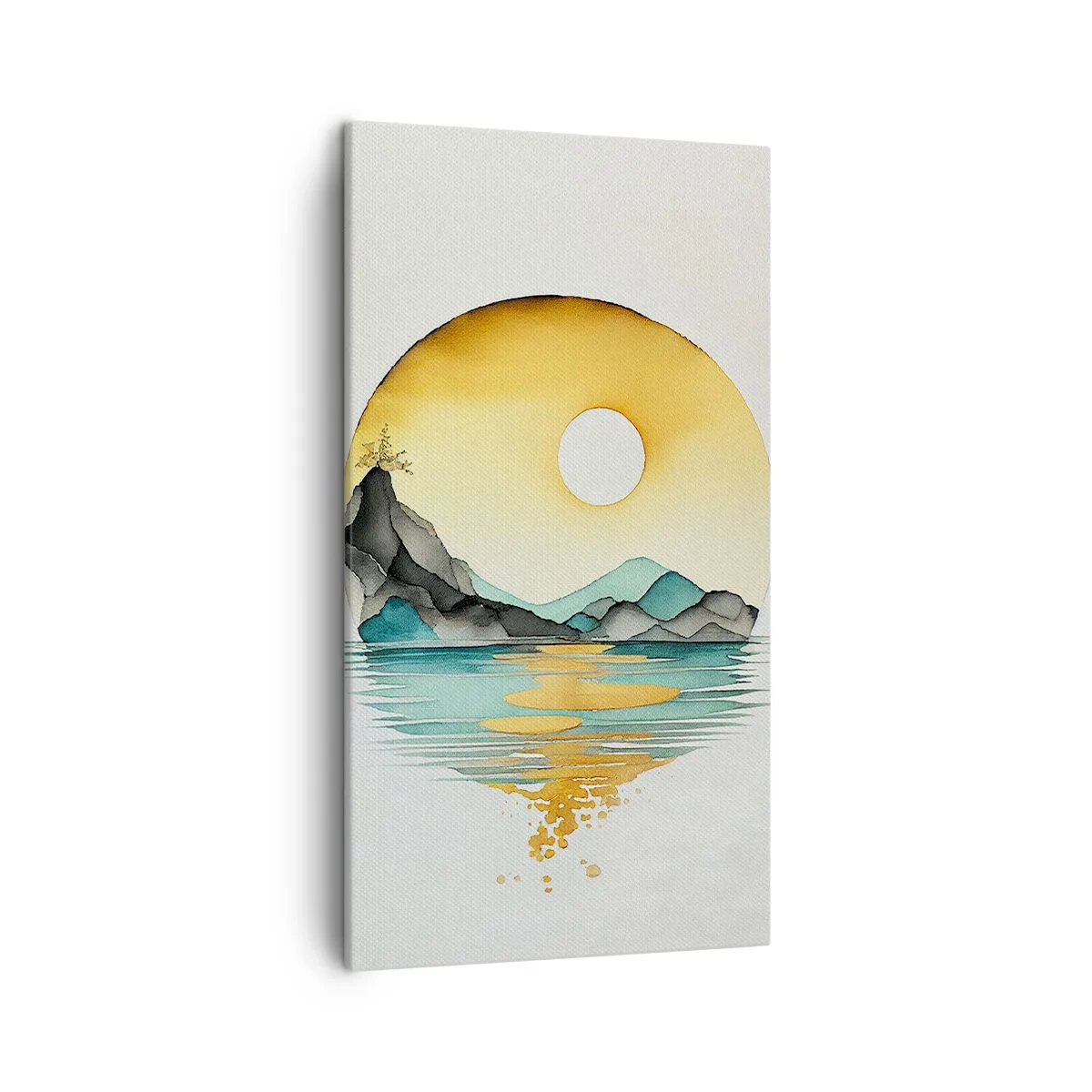 Schilderen op canvas - In de cirkel van schoonheid - 45x80 cm