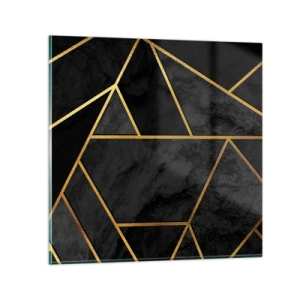 Schilderen op glas - Duisternis en glans - 30x30 cm